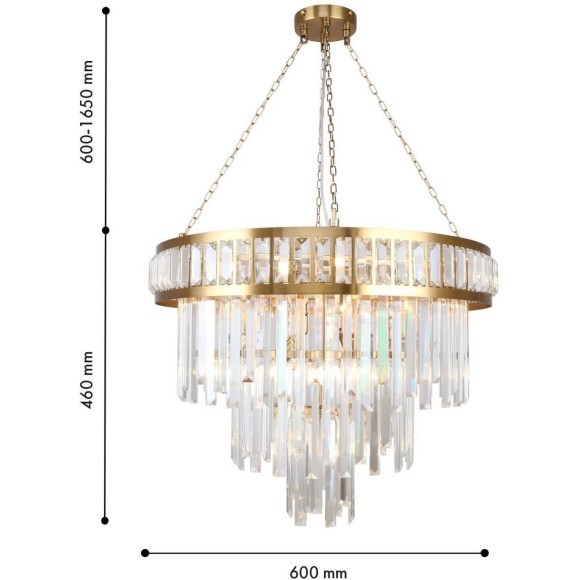 Подвесная люстра 12xE14x40W Favourite 4732-12P Preston Подвесная люстра 12xE14x40W Favourite 4732-12P Preston