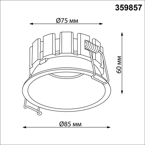 359857 Светильник встраиваемый с переключателем цв. температуры и угла рассеивания Novotech IP44 LED 12W 2700К\3200К\4000К SOLIS 359857 Светильник встраиваемый с переключателем цв. температуры и угла рассеивания Novotech IP44 LED 12W 2700К\3200К\4000К SOLIS