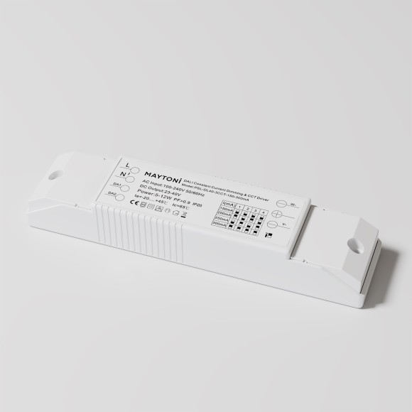 Источник питания Maytoni DALI CCT(DT8) 5-12W IP20 PSL-DL40-3CCT-150-300mA Источник питания Maytoni DALI CCT(DT8) 5-12W IP20 PSL-DL40-3CCT-150-300mA