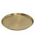 427025 Тарелка декоративная FORLEYET, H20, ?330, сталь, цвет очищенный латунь