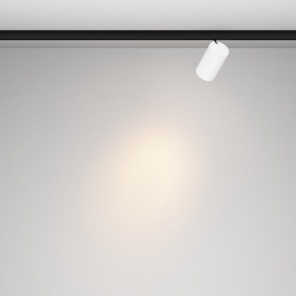 TR187-1-9W3K-M-BW Ультратонкий трековый магнитный светодиодный светильник Maytoni Levity CRI90+ 3000К 500Лм 36° 9Вт