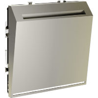 VLS010704 Выключатель карточный (питания) для отеля 16 ампер (3500 Ватт) шелкового цвета VOLTUM S70 (шелк)