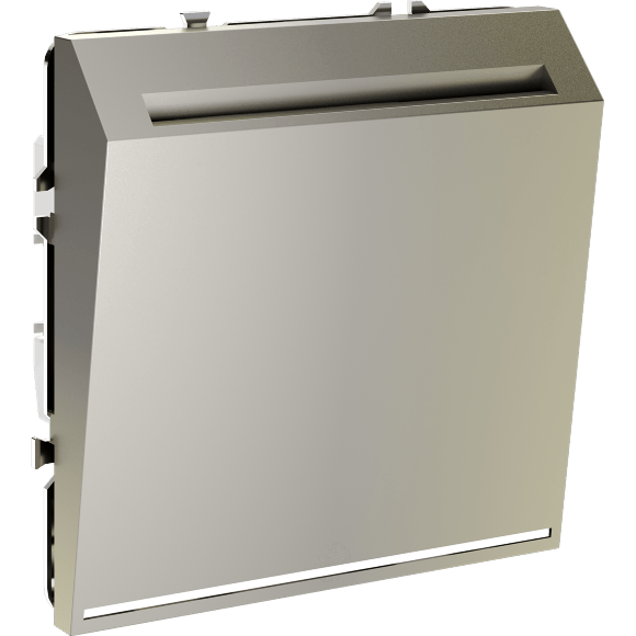 VLS010704 Выключатель карточный (питания) для отеля 16 ампер (3500 Ватт) шелкового цвета VOLTUM S70 (шелк)