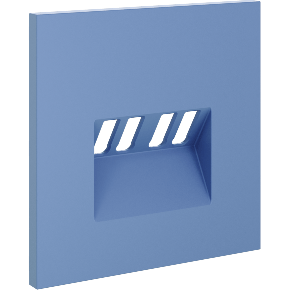 VLS001515 Накладка для розетки акустической 4-местной для подключения звуковоспроизводящих устройств (для проводов сечением 0,5 — 4 ММ²) синего джинсового цвета VOLTUM S70 (деним)