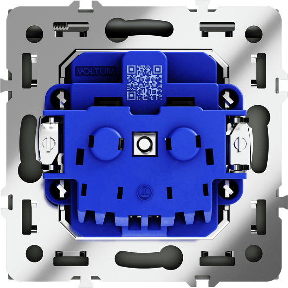 VLS040306 Розетка встраиваемая с заземлением, защитными шторками и крышкой 16 Ампер (3500 Ватт) титанового цвета VOLTUM S70 (титан) VLS040306 Розетка встраиваемая с заземлением, защитными шторками и крышкой 16 Ампер (3500 Ватт) титанового цвета VOLTUM S70 (титан)