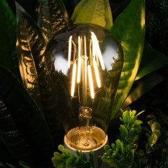 Voltega Deco 8513 Декоративная филаментная LED-лампа E27, 7 Вт, 3000К, 300 лм, дымчатое стекло, габариты 64х142 мм, не диммируемая Voltega Deco 8513 Декоративная филаментная LED-лампа E27, 7 Вт, 3000К, 300 лм, дымчатое стекло, габариты 64х142 мм, не диммируемая