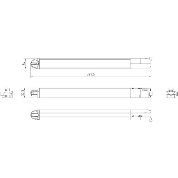 Трековый светильник Technical TR000-1-10W4K-W