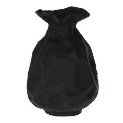 421145 TULUNAN Декоративная ваза L210, B205, H305, алюминий, черный