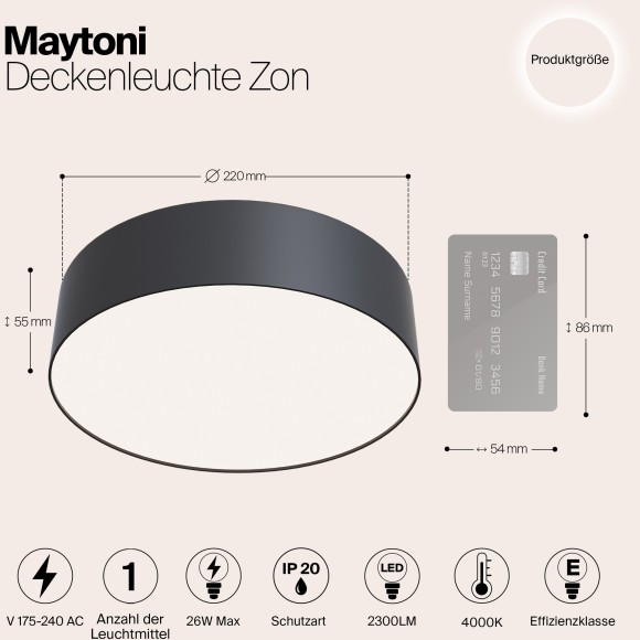 Потолочный светильник Technical C032CL-L32B4K