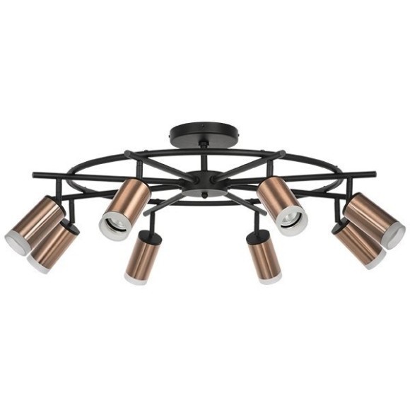 Люстра на штанге Lightstar LR7183080 Rullo под лампы 8xGU10 400W