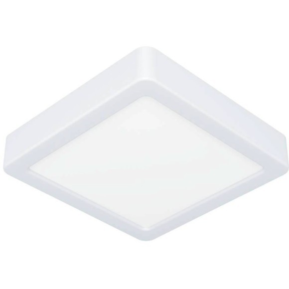 900646 Накладной светильник  FUEVA 5, 11W (LED), 3000K, IP44, L160, B160, H28, сталь, белый / пластик, белый