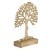 427563 Фигурка дерево KEMAMAN L170, B50, H220 алюминий, дерево золотой, натуральный