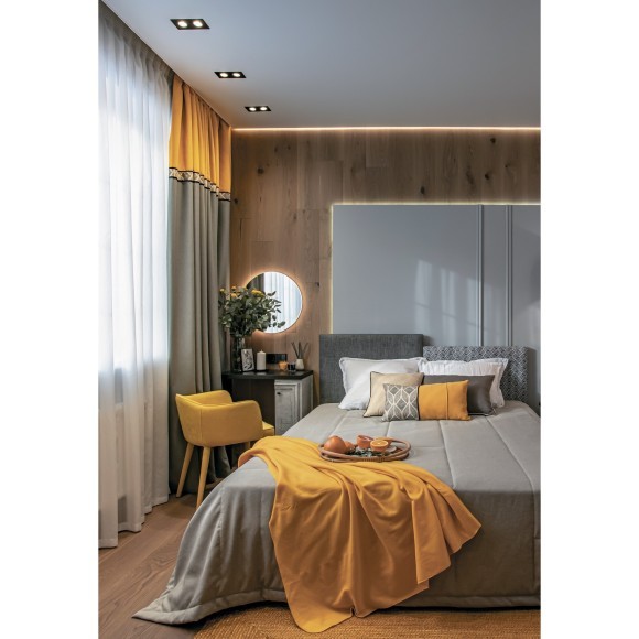 Встраиваемый светильник Maytoni DL024-2-02B Atom под лампы 2xGU10 50W