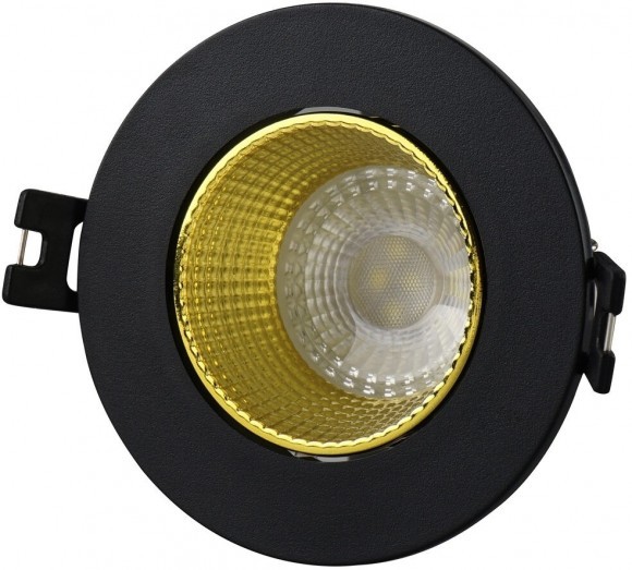 Точечный светильник  DK3061-BK+YE