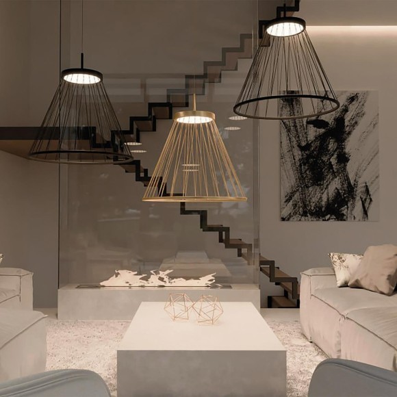 4634-6P, подвес, D600xH400/1500, LEDx16W, 600LM, 4000K, included