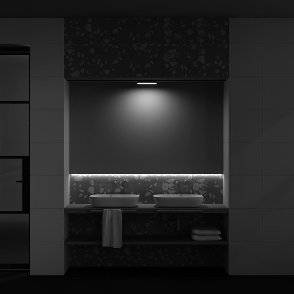 TR080-1-12W3K-B Трековый магнитный светодиодный светильник Maytoni Radity 48V CRI90+ 3000К 700Лм 120° 12Вт