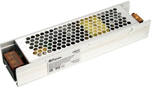 Трансформатор электронный для светодиодной ленты 100W 24V (драйвер), LB019 41059