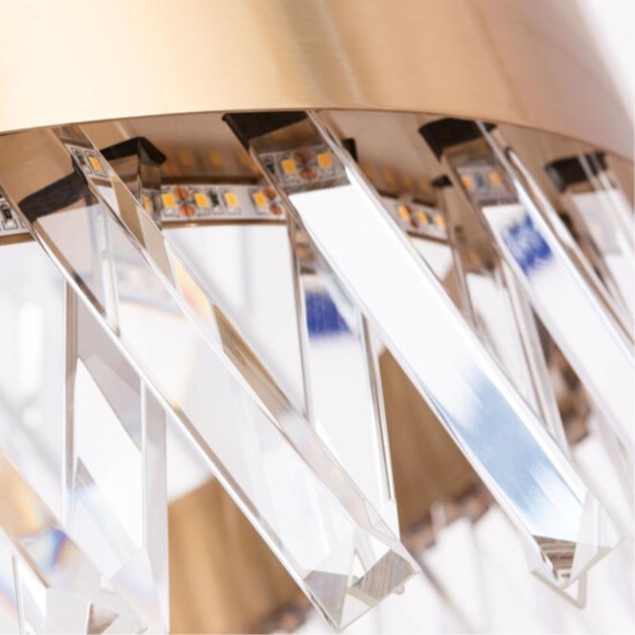 Люстра хрустальная Divinare 1685/01 SP-1 CORONA светодиодная LED 70W