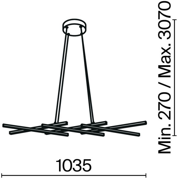 Подвесной светильник Maytoni MOD244PL-L50BK