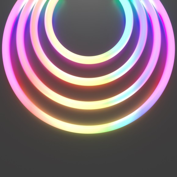 Гибкий неон Nemo D25 24В 17,2Вт/м RGBW 3000К IP65 5м 20304