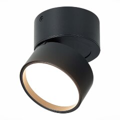 ST651.432.09 Светильник потолочный поворотный Черный LED 1*9W 3000K 720Lm Ra90 120° IP20 D85xH87 17 Накладные светильники