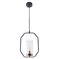Подвесной светильник с 1 плафоном Arte Lamp A7004SP-1BK CELAENO под лампу 1xE14 60W