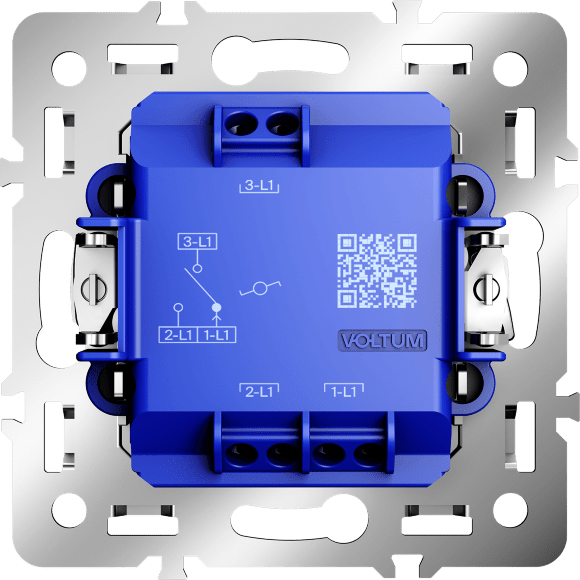 VLS0103M Механизм проходного переключателя на 10 ампер (2200 Ватт) VOLTUM S70