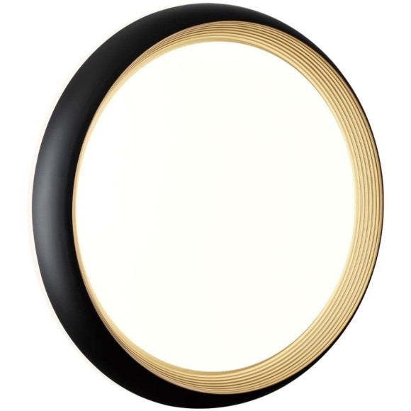 Cетильник LED 48Вт 4000К D380 IP43 Sonex TOFIQ BLACK 7651/DL