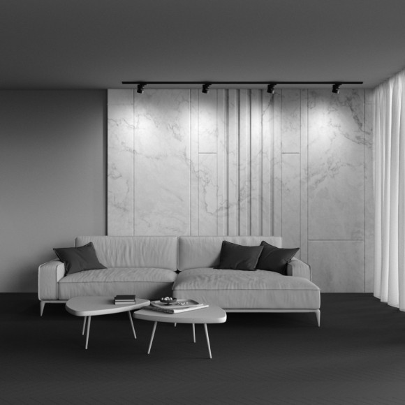 Однофазный двужильный светодиодный трековый светильник Maytoni Unity TR007-1-12W4K-B-1 ONDA 4000К 800Лм CRI90+ 120° 12Вт Однофазный двужильный светодиодный трековый светильник Maytoni Unity TR007-1-12W4K-B-1 ONDA 4000К 800Лм CRI90+ 120° 12Вт