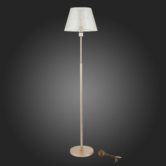 SLE107505-01 Светильник напольный Золотистый/Шампань E27 1*60W MANILA