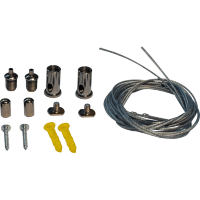 Crystal Lux CLT 0.206 01 1408/121 Комплект из 2 подвесных креплений, 200см, для накладных или двусторонних шинопроводов серии UX5