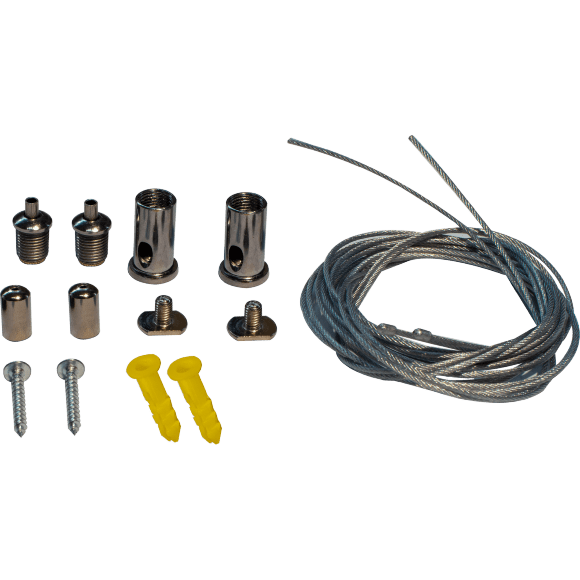 Crystal Lux CLT 0.206 01 1408/121 Комплект из 2 подвесных креплений, 200см, для накладных или двусторонних шинопроводов серии UX5