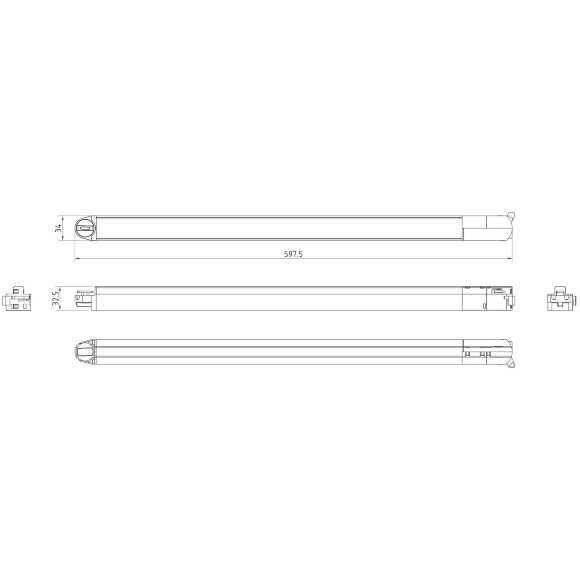Трековый светильник Technical TR000-1-15W3K-B