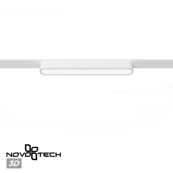 359247 Трековый магнитный светодиодный светильник Novotech SMAL 48V CRI90+ 3000К 720Лм 90° 12W