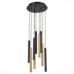 ST153.443.27 Светильник подвесной Черный LED 1*27W 4000K 2 295Lm Ra  IP20 D350xH1 500 180-240V Подвесные светильники