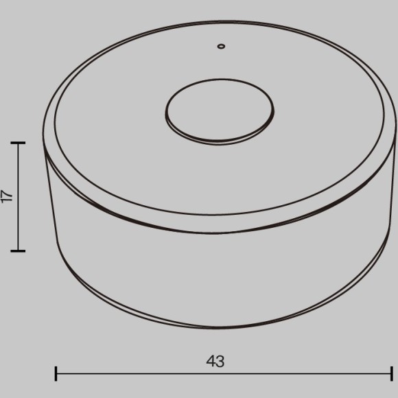 Пульт для светодиодной ленты Maytoin DIM 1 зона 711037