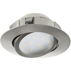 95856 Светодиодный встраиваемый светильник PINEDA регулир. и диммир., 1х6W(LED), ?84, пластик, никель 95856 Светодиодный встраиваемый светильник PINEDA регулир. и диммир., 1х6W(LED), ?84, пластик, никель