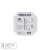 Arte Lamp A80D-01CH-RF Диммер одноканальный по TRIAC, 220V, макс. нагрузка 300Вт, поддержка упр. пультом (A70RC-01CH-BK) 2.4Гц и PUSH DIM выключателем, диап. диммирования 5-100%