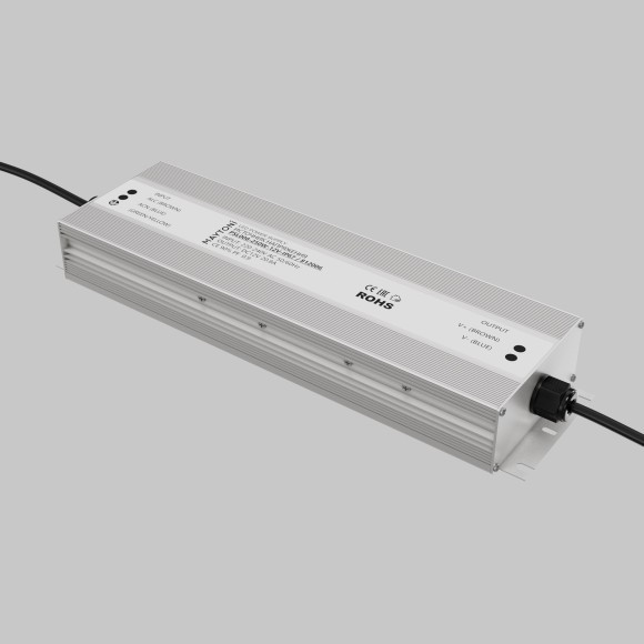 Maytoni PSL008-250W-12V-IP67 812006 Источник напряжения (блок питания, драйвер, трансформатор) влагозащищенный, 220-12Вольт 250Вт IP67