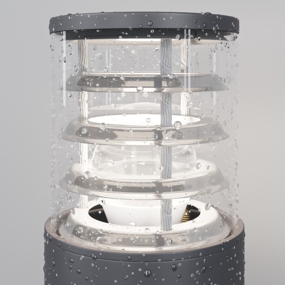 Уличный наземный светильник Maytoni O576FL-01GR Bronx IP54 под лампу 1xE27 60W