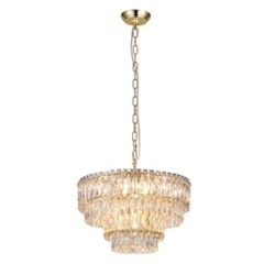 Люстра подвесная классическая хрустальная под лампы E14 Favourite 4781-10P