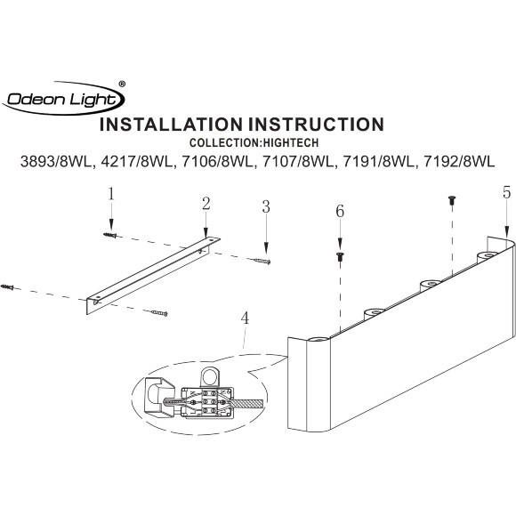 Настенный светильник Odeon Light LED 8W 3000K 220V MAGNUM 7192/8WL