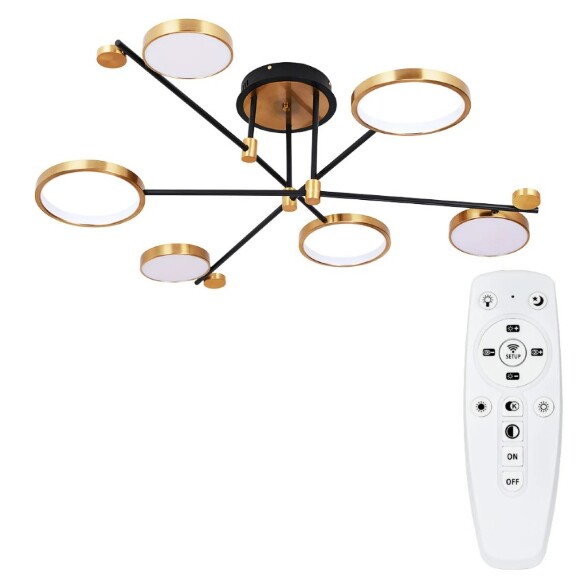 Люстра потолочная Arte Lamp A1364PL-6PB HOLLY светодиодная LED 60W
