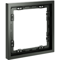 VLS100106 Рамка пластиковая для электрических изделий титанового цвета VOLTUM серии S70 на 1 пост (титан)