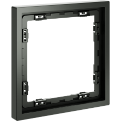 VLS100106 Рамка пластиковая для электрических изделий титанового цвета VOLTUM серии S70 на 1 пост (титан)