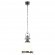 Подвесной светильник с 1 плафоном Lussole GRLSP-9613 MONSEY IP21 под лампу 1xE27 10W
