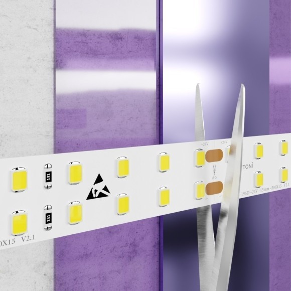 Светодиодная лента 24В 2835 20Вт/м 3000K 5м IP20 15мм арт.20028 Светодиодная лента 24В 2835 20Вт/м 3000K 5м IP20 15мм арт.20028