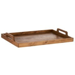 427169 COCHRANE Декоративный поднос деревянный L510 B330 H65 коричневый натуральный