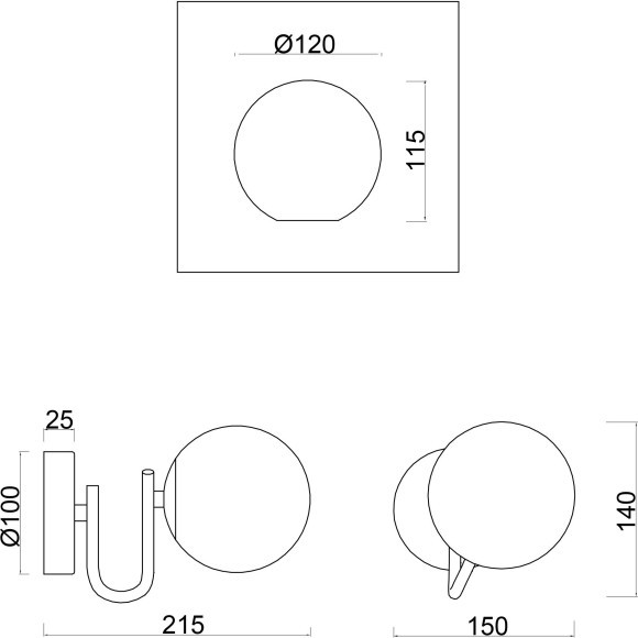 Бра Freya FR5013WL-01CH Galaxy под лампу 1xE14 40W