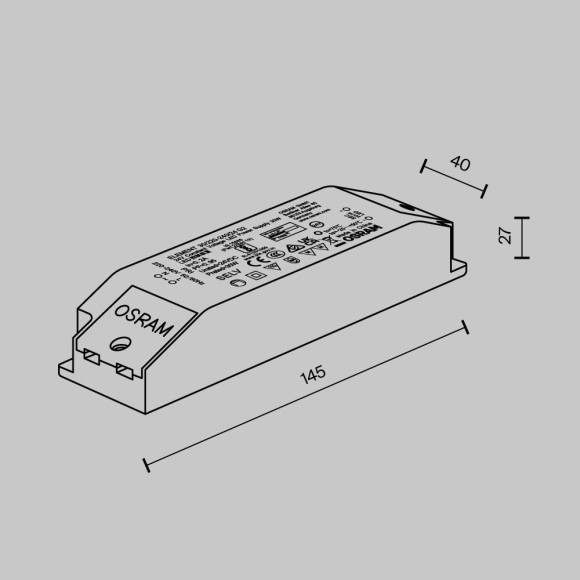 Блок питания 30Ватт OSRAM Maytoni Parity 30-220-240-24-G2